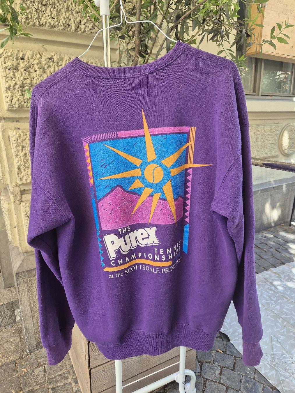 Lee Maglioni & Felpe: Vintage Sergio Tacchini Pullover Lila Grösse XL – Usato da Zürich venduto da patilamour 3
