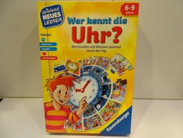Wer kennt die Uhr? Lernspiel von Ravensburger, Top!
