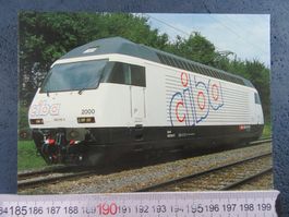 BAHN SCHWEIZ SBB WERBELOK Re460 " CIBA " 1994 AK