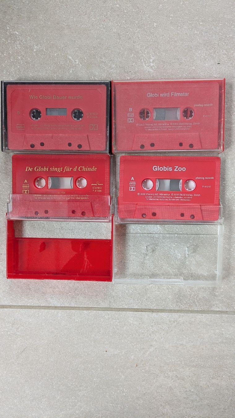 Musicassette: 4 Globi Kassettli – Usato da Rottenschwil venduto da chnoblipress 1