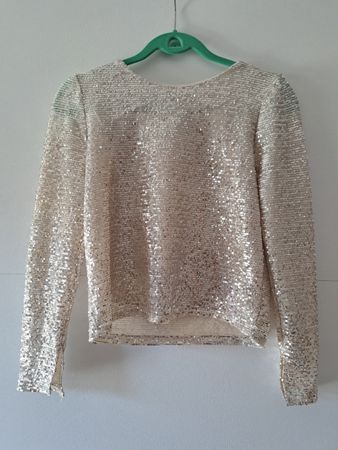 Top a paillettes dorate - Taglia S ✨