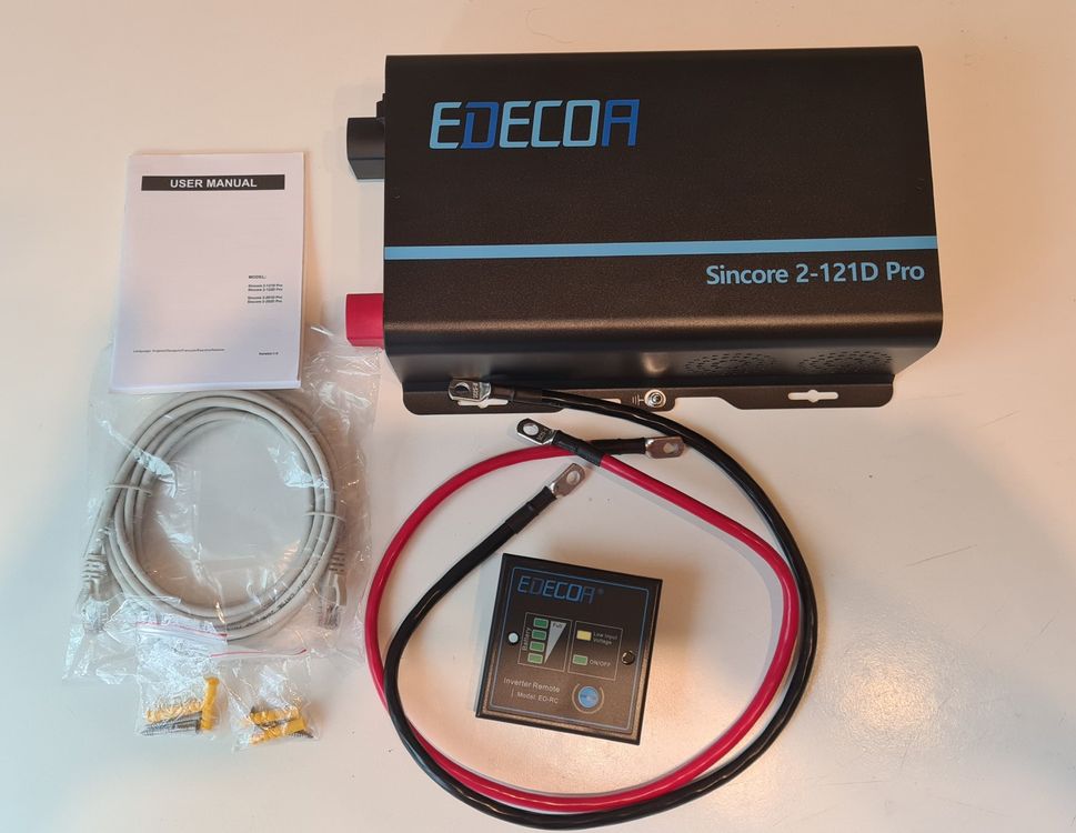 EDECOA Spannungswandler 12v 230v Wechselrichter 1200w und