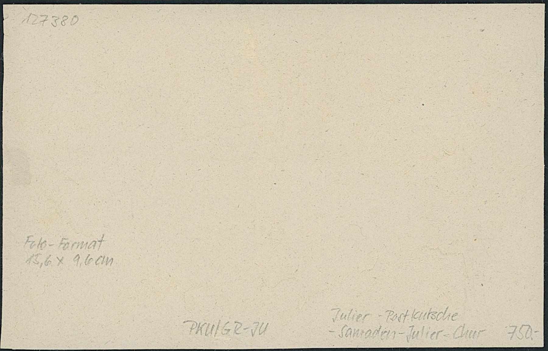 Cartoline postali: GR Julier Pass - Postkutsche – Nuovo (secondo la descrizione) da Schindellegi venduto da Jonathan77 1