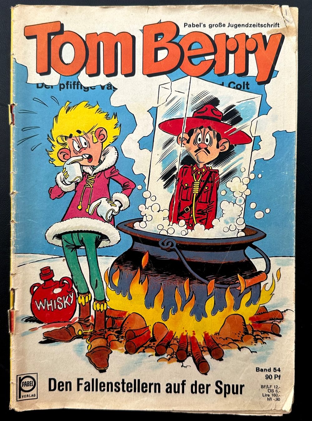 Fumetti: Tom Berry Nr. 54  90 Pfennig – Usato da Seltisberg venduto da quadartswiss