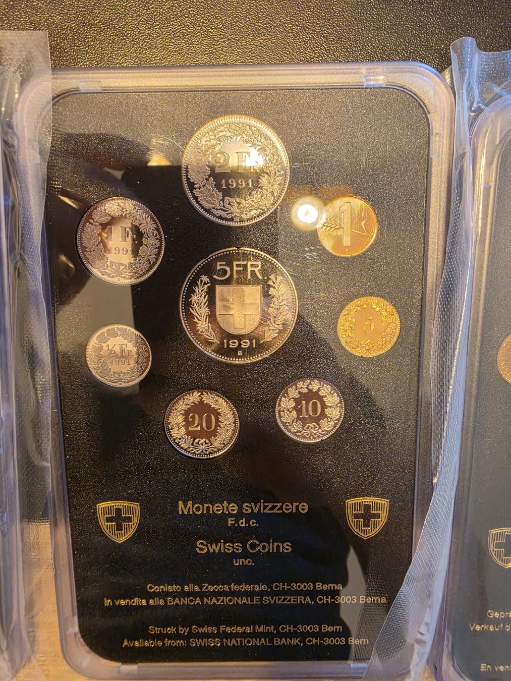 Toutes les monnaies: 11x coffret FdC y compris 1991  – Neuf avec emballage d'origine à Fribourg par yan_z5fr 1