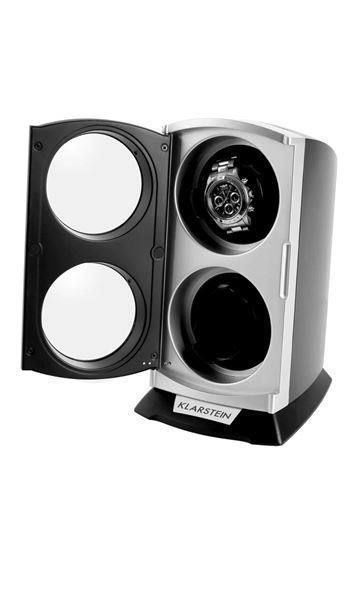 Uhren: Luxus: Uhrenbeweger 2 Uhren Schwarz - Silber – Neu und originalverpackt aus Fislisbach von IboTrade 3