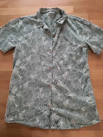 Leichtes BaumwollSommerhemd kurzarm Gr. 158 von Vertbaudet