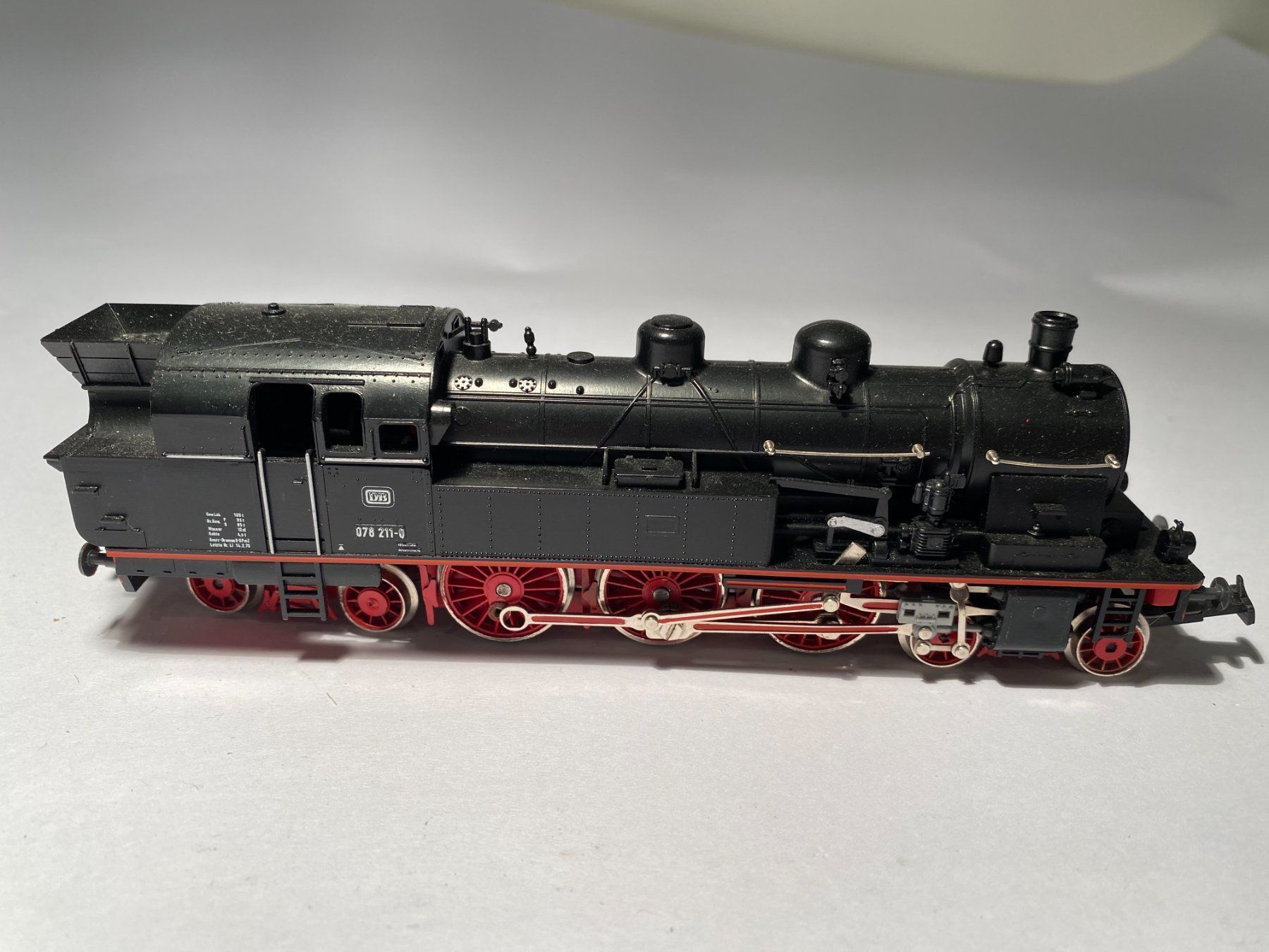 Liliput Modellini di ferrovie: Liliput DB Dampflok 078 211-0, DC Analog – Usato da Buchrain venduto da Modellbahn11 1