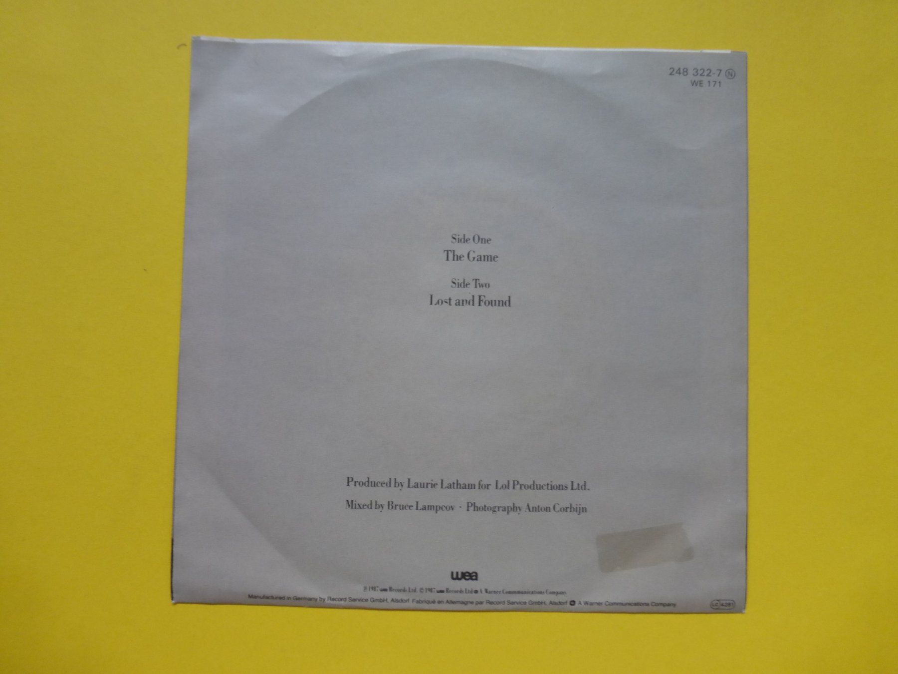 Dischi in vinile: Echo & The Bunnymen – The Game – Usato da Zürich venduto da Swiss57 1