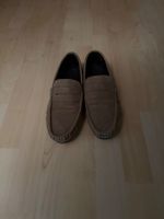 Herren Slipper in Beige Wildleder Optik gebraucht Zustand