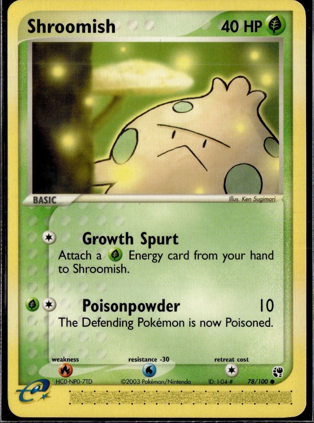 Pokémon Carte collezionabili: Shroomish #78/100 Sandstorm – Usato da Zürich venduto da pokemon_cards