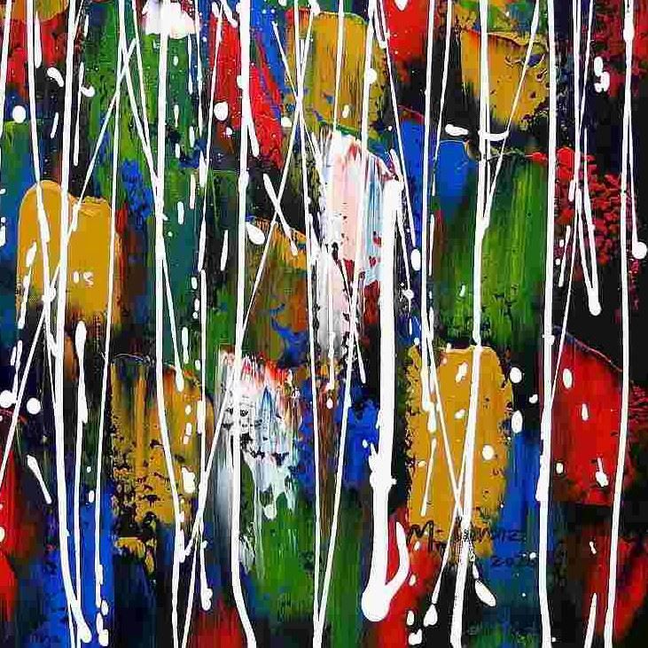 Riproduzioni & Creazioni: Abstrakt - Durch den Monsun II – Nuovo (secondo la descrizione) da Larnaca venduto da KunstDepot24 4