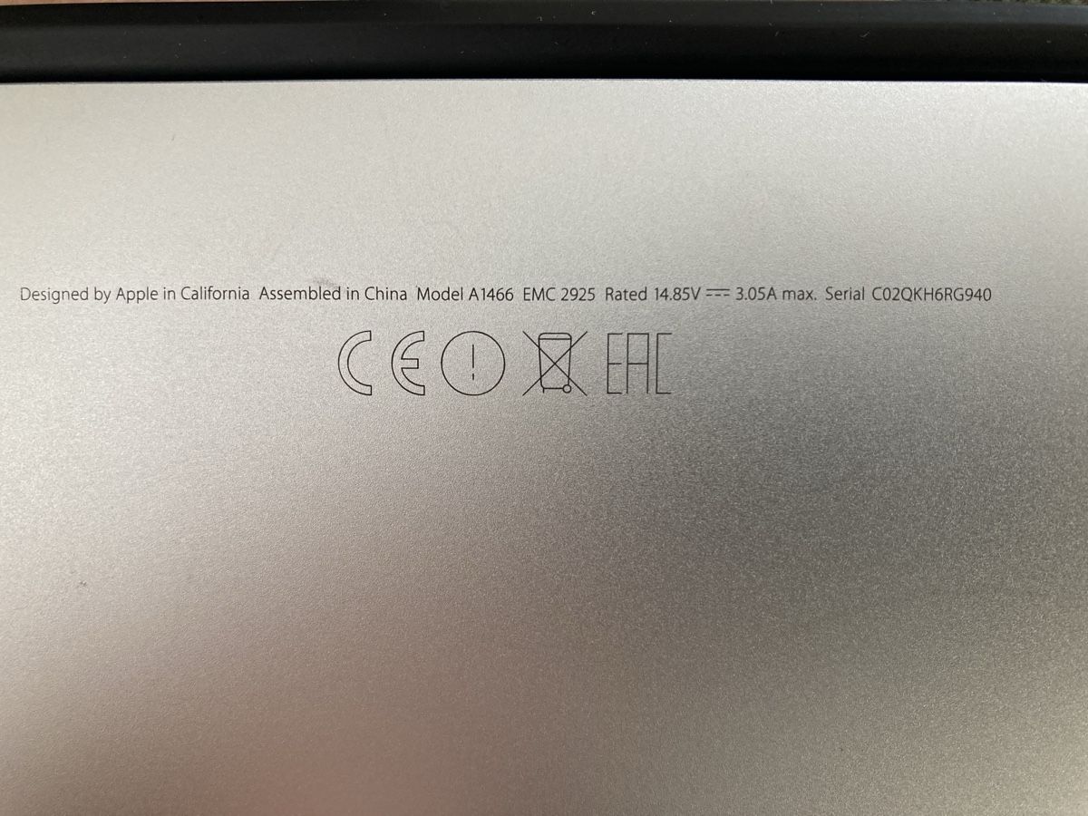 Apple Notebook: Apple MacBook Air A1466 – Usato da Basel venduto da Minim 7