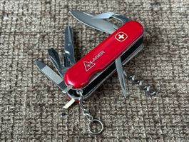 Grosses altes Sackmesser WENGER LASER mit Etui TOP RAR