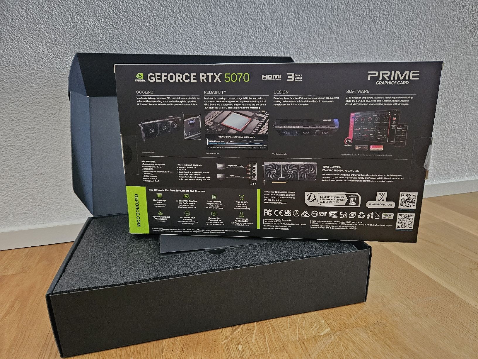 Asus Grafikkarten: Asus Prime RTX 5070 OC GPU NEU mit Garantie – Neu (gemäss Beschreibung) aus Roggwil BE von Hr.Gustav 1