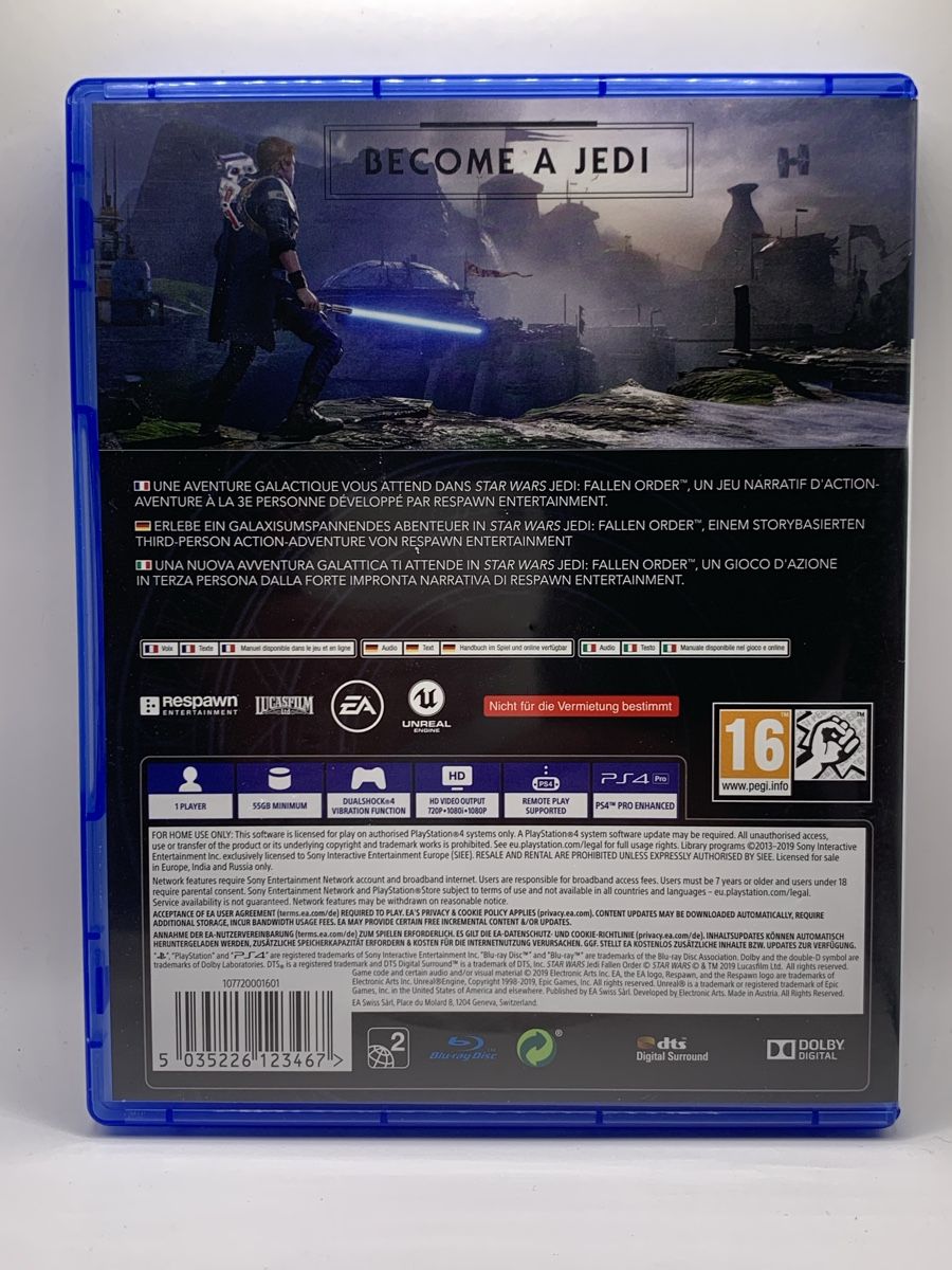Sony Giochi: Star Wars Jedi: Fallen Order - PS4 – Usato da Ostermundigen venduto da RG-Collector 1