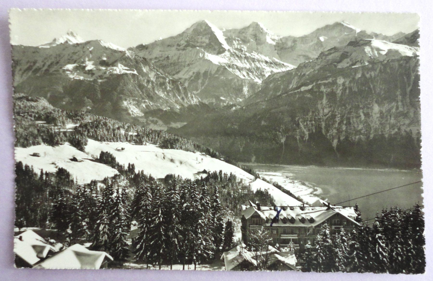 Cartoline postali: Beatenberg, Eiger, Mönch, Jungfrau – Usato da Fétigny venduto da Billy2miny