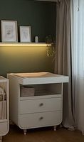 Wickeltisch Weiss mit Schubladen guter Zustand