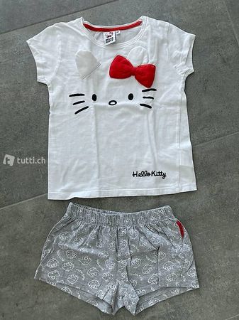 Süsses Hello Kitty Sommerpyjama (Gr. 8 Jahre)