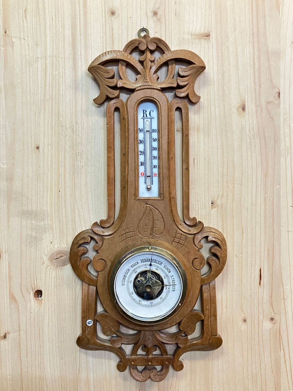 Altro per la casa: Jugendstil Wetterstation Barometer Thermometer – Usato da Horw venduto da luzernicus