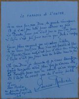 Maurice Rostand (1891-1968) Schriftsteller - Autogramm