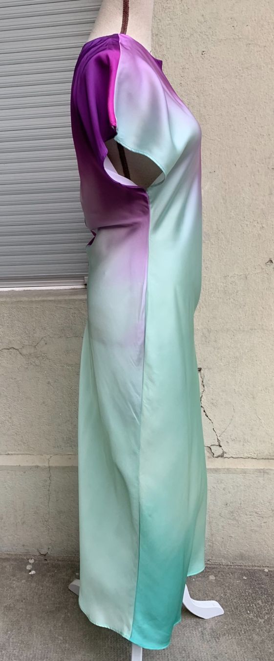 Zara Vestiti: Splendide longue robe tie-dye ZARA dégradé violet vert  t.S – Nuovo (secondo la descrizione) da Martigny venduto da only__you 5