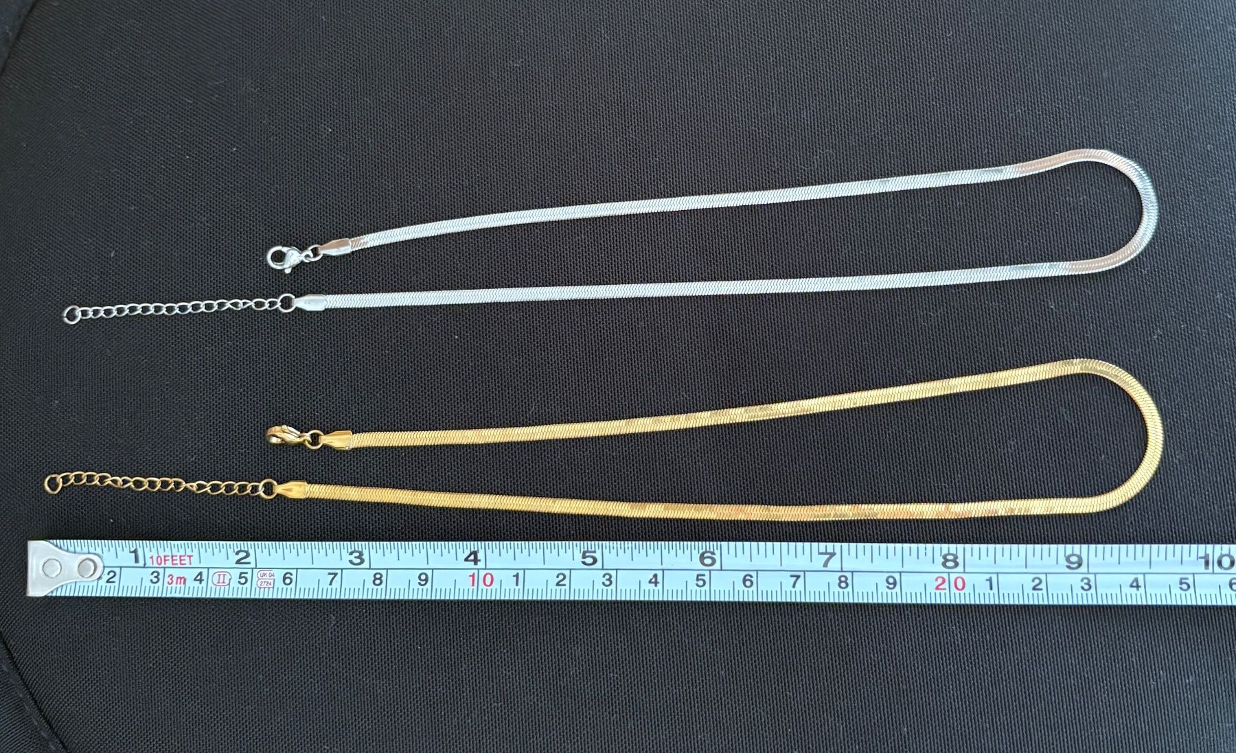 Ketten: Halskette Snake kette Modern wie Silber – Neu (gemäss Beschreibung) aus Agno von hibikama 1