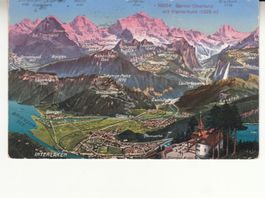 Berner Oberland mit Harder Kulm 1914