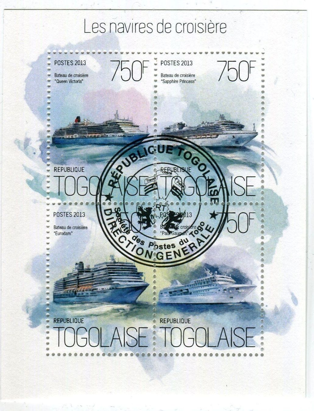 Alle Briefmarken: Block "Schiffe". Togo. – Neu und originalverpackt aus Basel von Butsch5