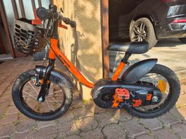Kinderfahrrad B'Twin 14 Zoll mit Stützrädern