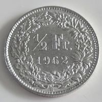 5 Rappen 1962 B HELVETIA Münze guter Zustand