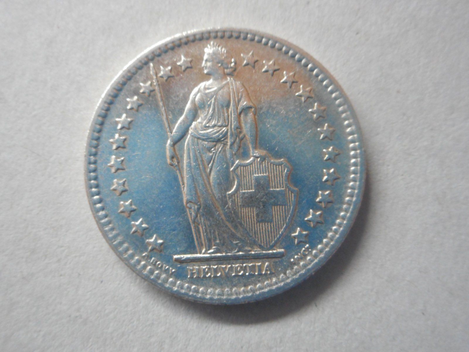 Tutti le monete: 2 Fr. 1944 silber – Usato da Kriegstetten venduto da pizlad2010 2