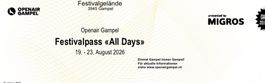 Openair Gampel (Festivalpass all days)