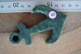 Anker Grün Nephrit Jade     9cm  x 5cm  (1)