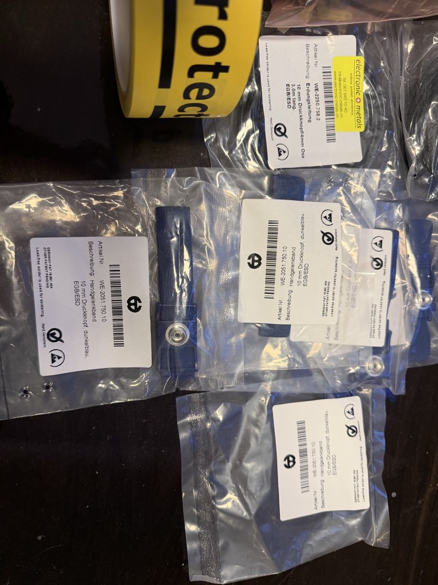 Kabel: Lot ESD  Armband + Erdungskabel-Set, Neu – Neu (gemäss Beschreibung) aus BADEN von Sprinz 1