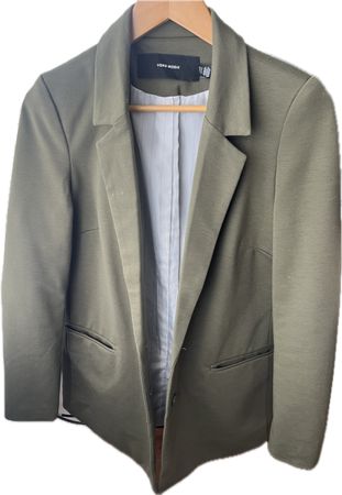 Vero Moda Women's Blazer - Classy Green Style, Size S