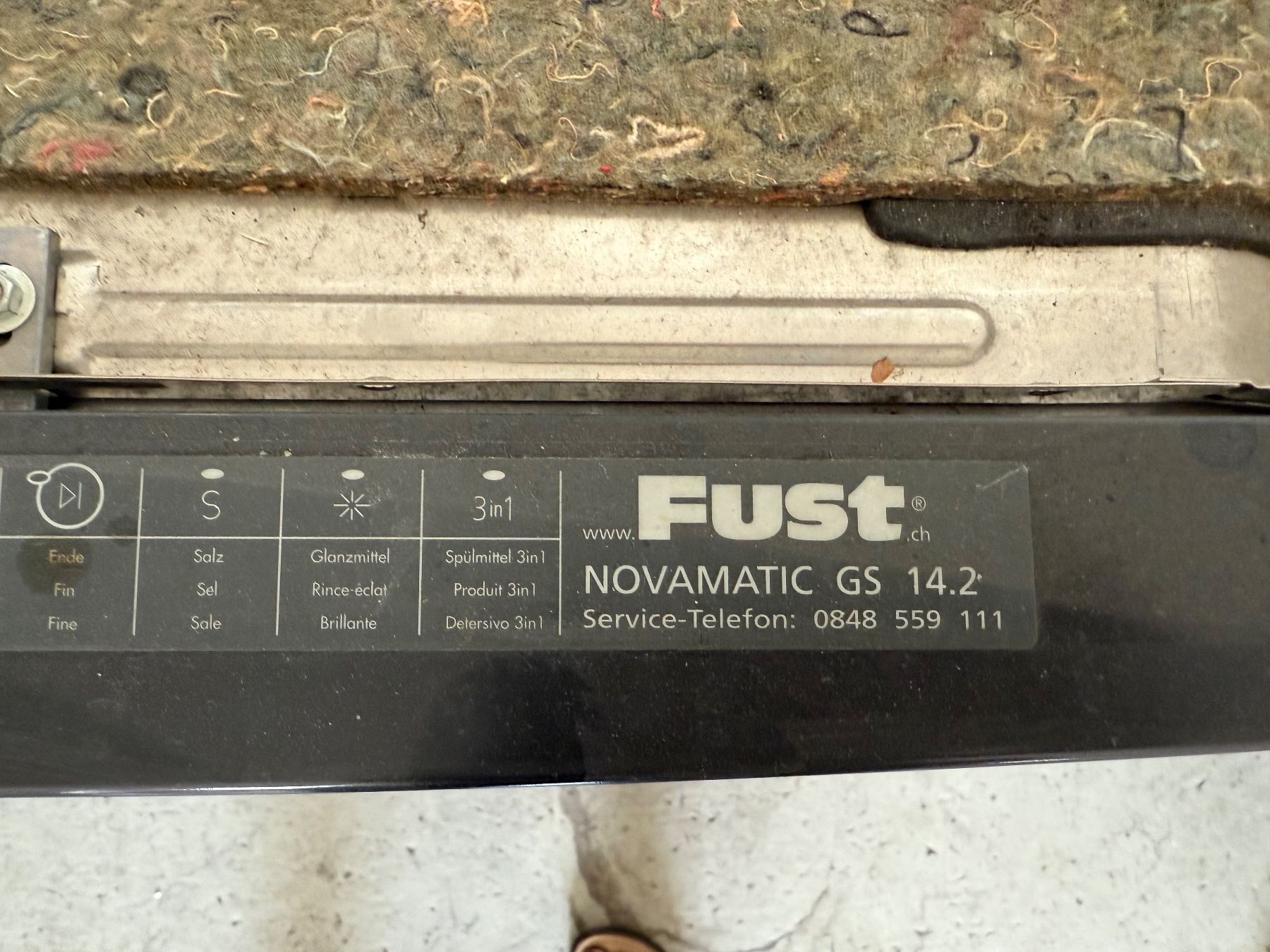Fust Novamatic GS 14.2 Geschirrspüler, Top Zustand! (Gebraucht) in ...