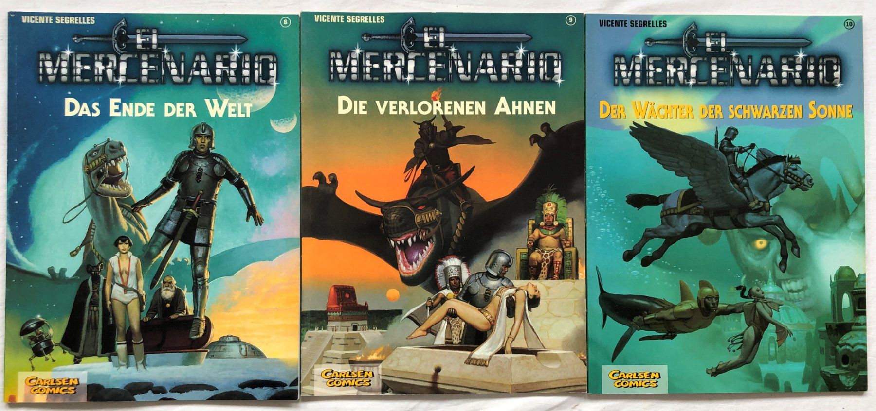 Fumetti: EL MERCENARIO - Nr.8/9/10 - Carlsen Verlag – Usato da Schaffhausen venduto da durruti