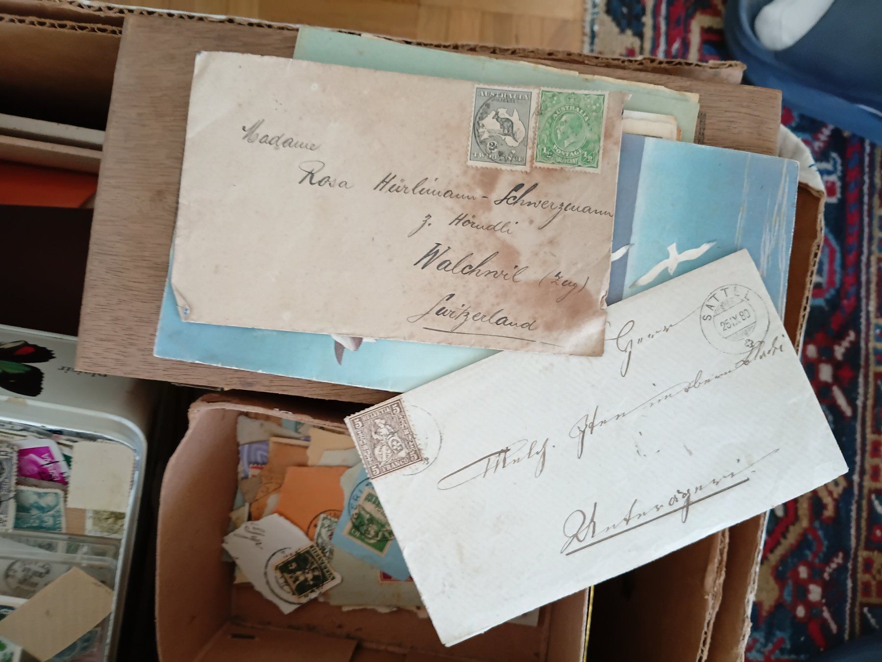 Cartoline postali: Riesen Posten über 500 Ansichtskarten, Nachlass, ab 1850 – Usato da Abtwil SG venduto da Ahuu 5