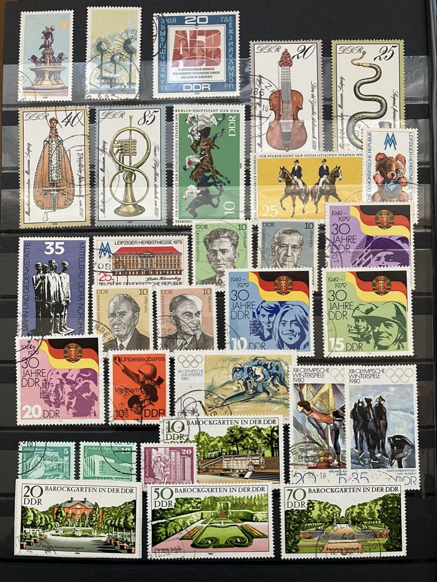 Tutti i francobolli: Deutschland DDR gest/postfr 6s 1977-80 – Usato da Cham venduto da Diablo1232 5