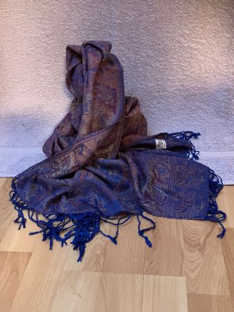 Halstuch  Schal blau
