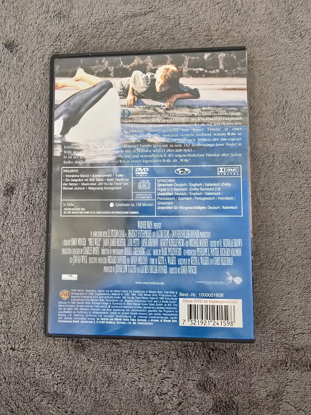 Tutti i DVDs: Freeware Willy DVD – Usato da Muttenz venduto da kar_rp9p 1