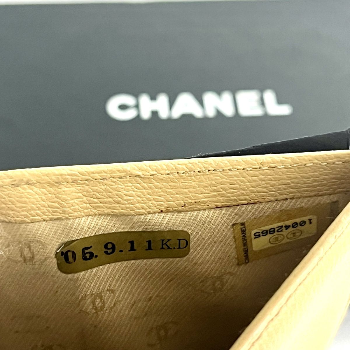 Chanel Portamonete: Chanel Portemonnaie beige – Usato da Basel venduto da marinaliane 6