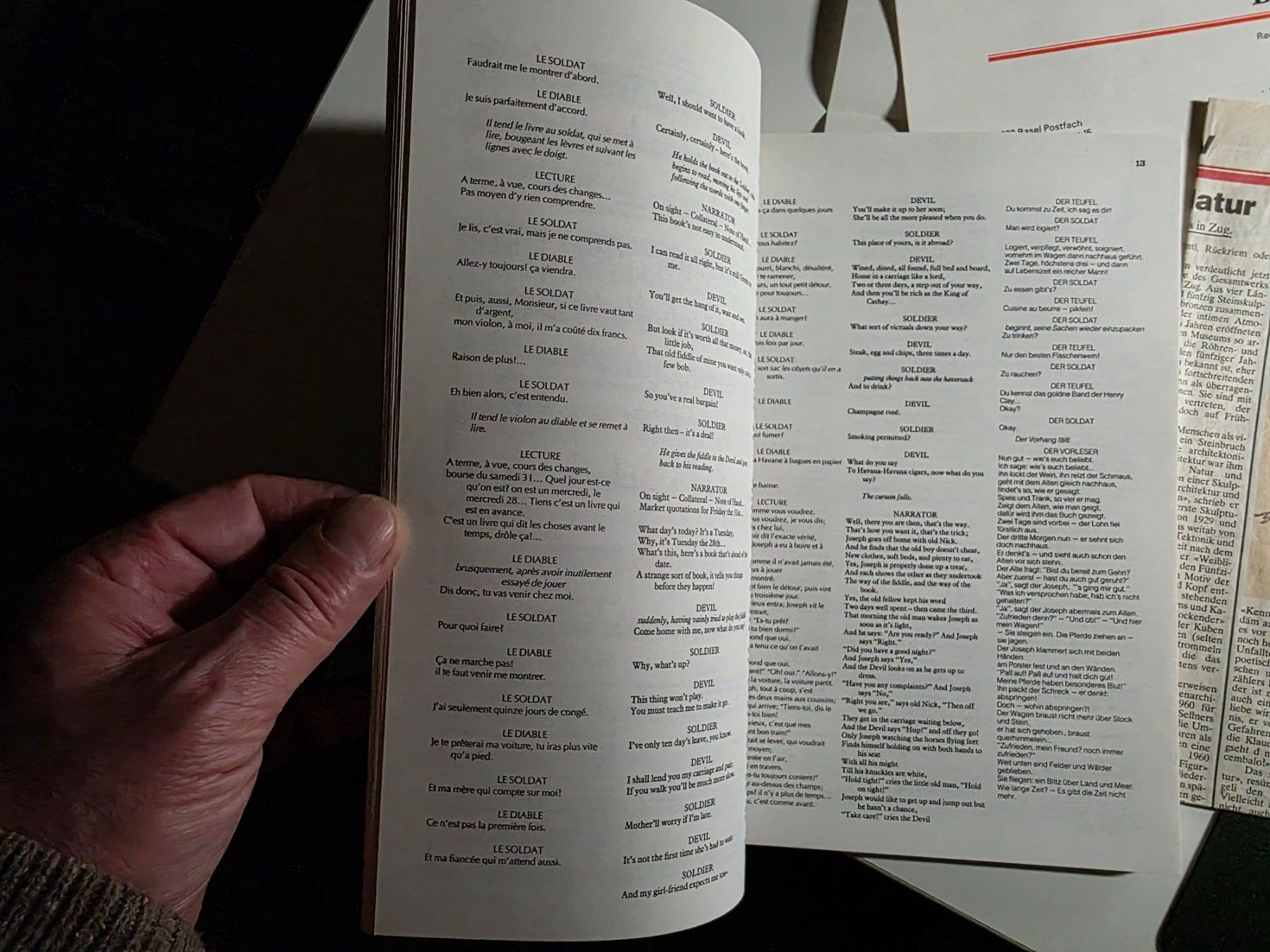 Libri: Histoire Du Soldat - Stravinsky - Ramuz - 1987 – Usato da Walterswil BE venduto da Lonitti 4