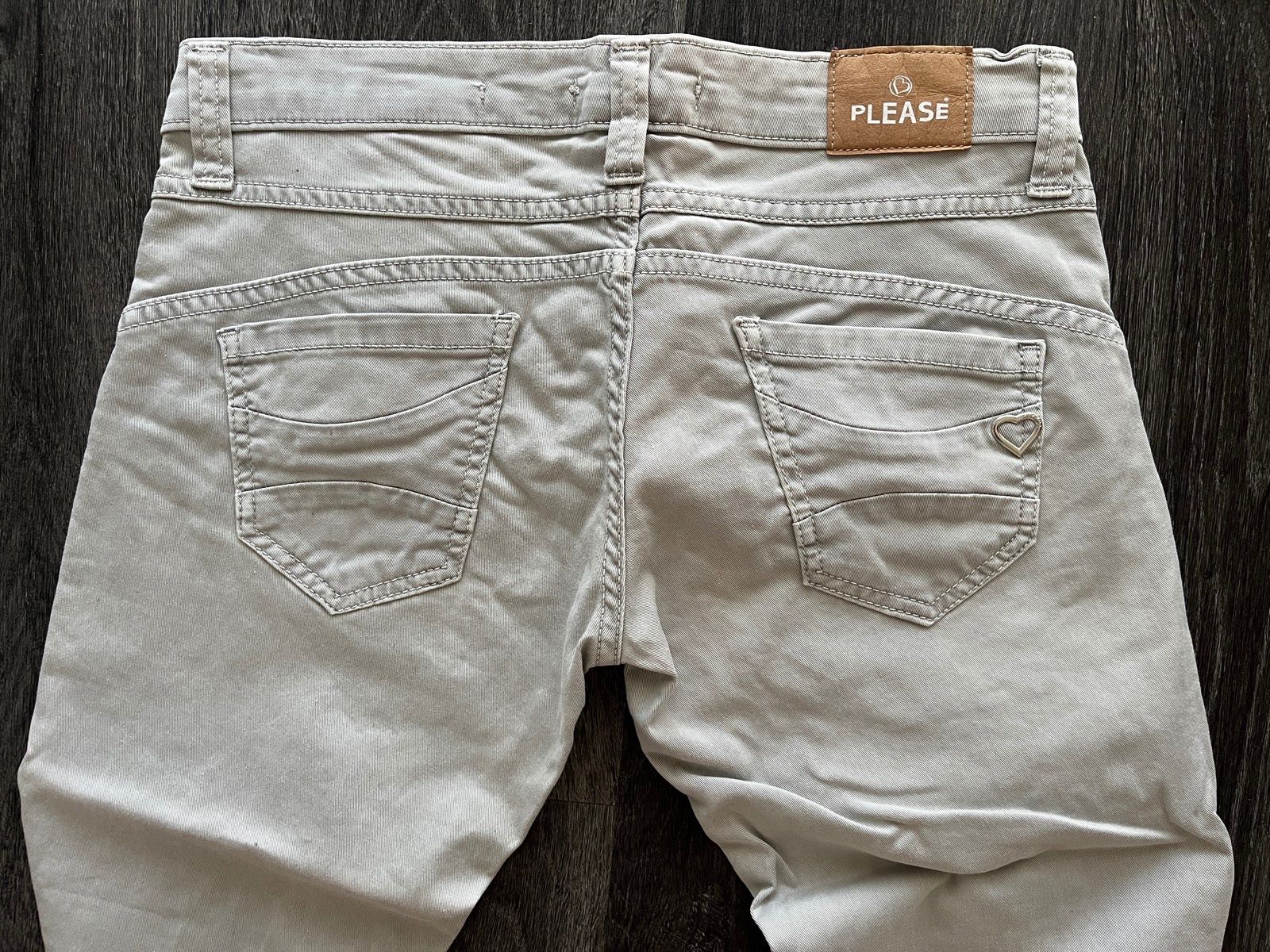 Please Jeans Jeans: PLEASE Jeans gris taille S – Usato da La Plaine venduto da Biliblue 2