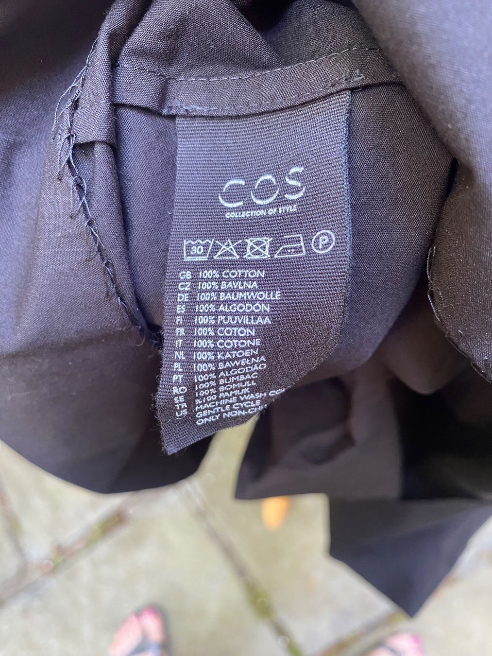 Cos Vestiti: Schwarzes COS Sommerkleid Grösse 36 – Usato da Zürich venduto da JDB_Vintage 3