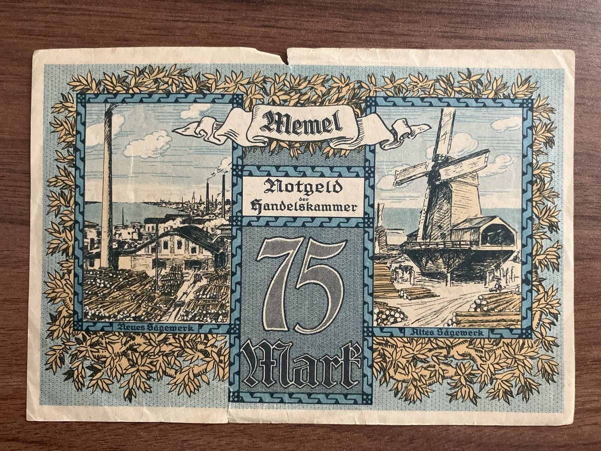 Banconote: 75 Mark Notgeld Banknote - Collectible – Difettoso da Wettingen venduto da BAG4478 1