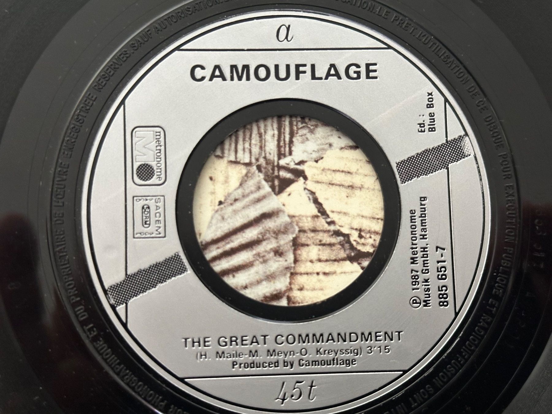 Vinyles: CAMOUFLAGE 7 THE GREAT COMMANDMENT – D'occasion à Sion par jaipur1401 1