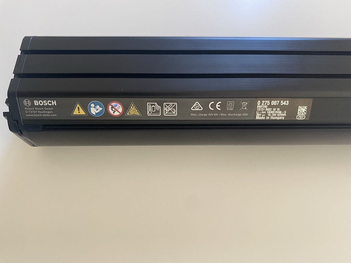 Bosch Batterie: Bosch PowerTube 625 Horizontal – Usato da Luzern venduto da Goodmorning_16 3