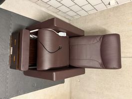 Elektrischer Pediküre-Sessel Quirumed – braun – mit Fussbad